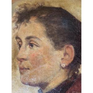 Young Woman With A Bun 