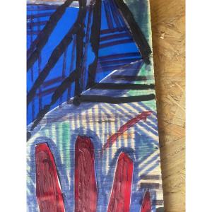 Oil And Collage Hands 