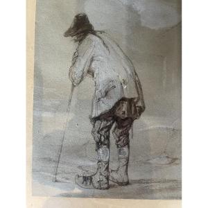 Wash Drawing: The Smuggler