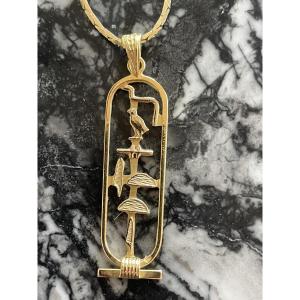 Egyptian Gold Pendant  