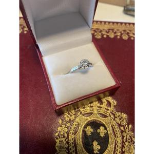 Solitaire Diamond Gold Ring