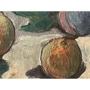 Still Life With Fruit By Aubin 