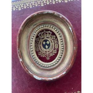 Small Oval Frame 18th Century Louis XVI 