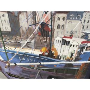 The Port And Its Fishing Boats 