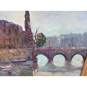 Lecomte's Bridge In Paris 