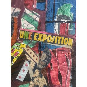 Oil And Collages By Georges Terzian 