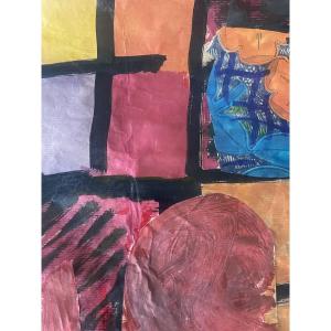 Collages And Oil Paintings By Georges Terzian 