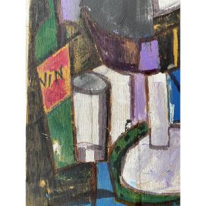 Oil On Panel By Jean Du Marboré 