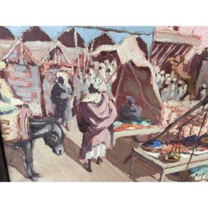 Orientalist Market Scene 