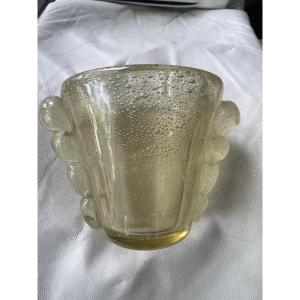 Art Deco Glass Vase 