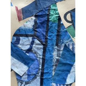 Oil And Collages By Georges Terzian 