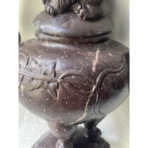 Chinese Hardstone Incense Burner