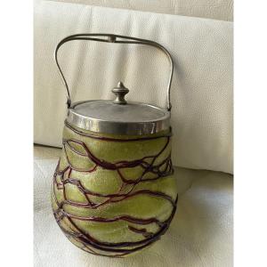 Vermicelli Glass Candy Dish