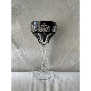 Bohemian Crystal Wine Glass 