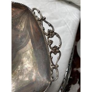 Silver-plated Metal Fruit Basket 