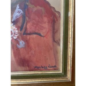 Young Orientalist Girl By Lucien Mainssieux 