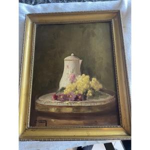 Painting By Videau (hermann Delpech) 