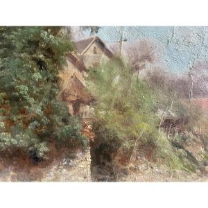 Little Girl On The Path To The Village 