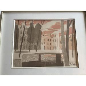 Watercolor By Cathelin 