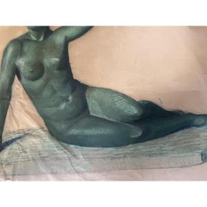 Nude Drawing Sitting