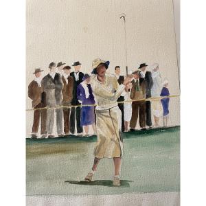 The Golfer From F. Desbois