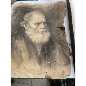 Drawing Of A Bearded Character 