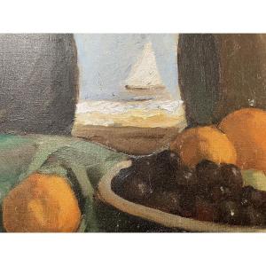 Still Life With Oranges And Grapes 