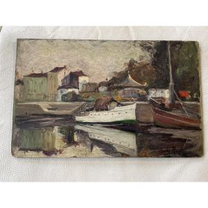 Port Of Riberou In Saujon De Hainaut Berthe 