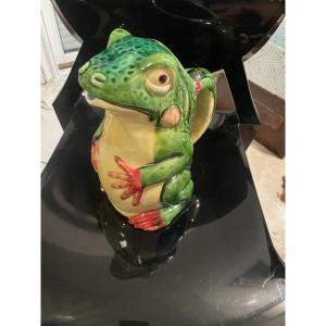 Frog Earthenware Carafe 