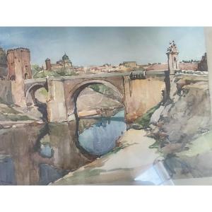 The Toledo Bridge In Spain