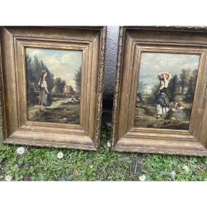 Pair Of 19th-century Paintings 
