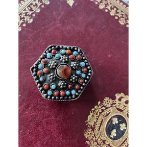 Small Silver Pillbox