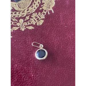 Gold And Sapphire Pendant 