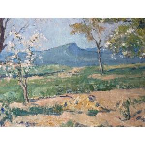 Provençal Landscape In Spring By Charlopeau 