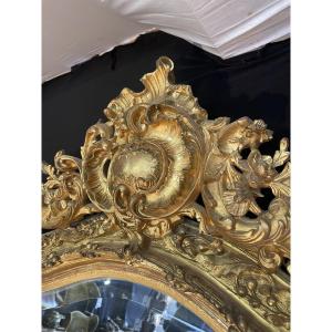 Large 19th Century Gilded Mirror