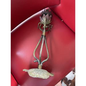 Art Nouveau Water Lily Lamp