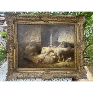The Sheepfold And Its Sheep By Max Breu