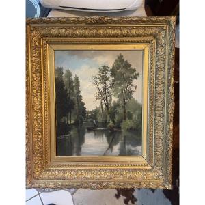 River Landscape By Joseph Vola