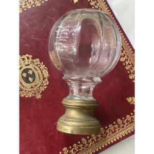 Glass And Brass Staircase Ball