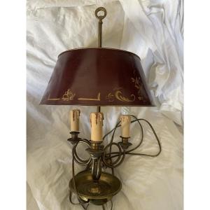 Hot Water Bottle Lamp With Hunting Motifs