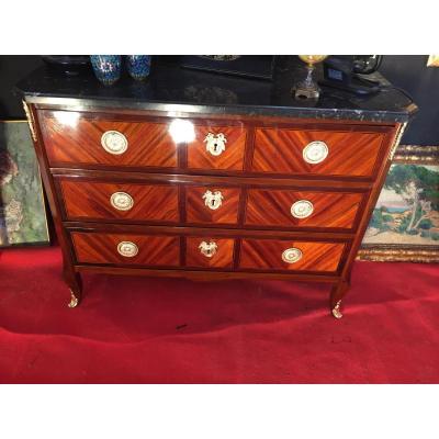 Louis XVI Commode Marquetry