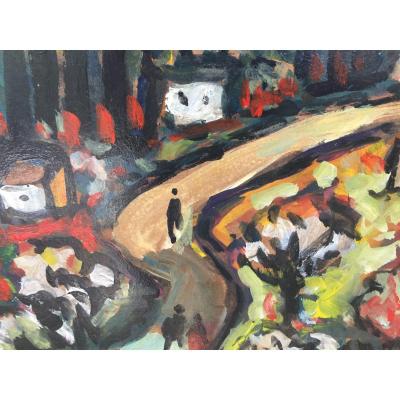 Henri Autran Oil Provencal Landscape