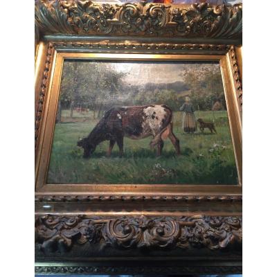 Cows On The Prairie By James Desvarreux Surveyor