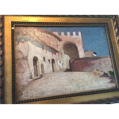 Orientalist Painting By Jean Amedeé Gibert