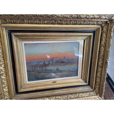 Pastel Orientaliste De Manago 