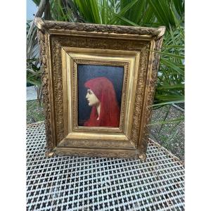 Portrait Profile Young Woman