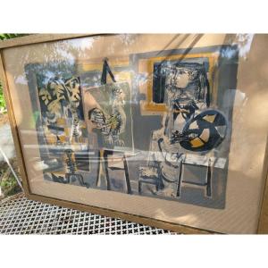 Lithograph By Antoni Clavé