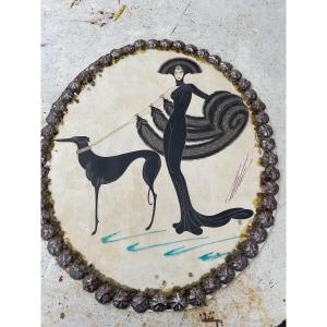 Sérigraphie Rehaussée De Erté