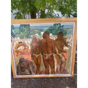 The Kabyle Wrestlers Of Marius De Buzon