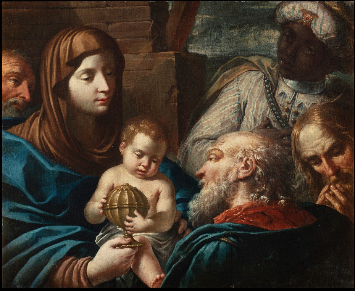 Andrea Celesti (Venezia 1637–Tuscolano 1712) Adorazione dei Magi